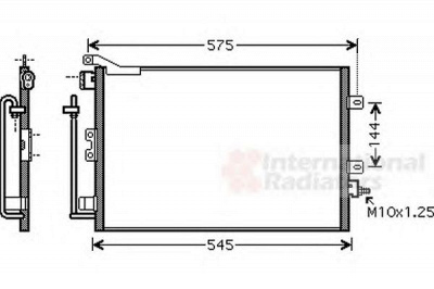 VAN WEZEL 43005417 -  Конденсатор, кондиционер